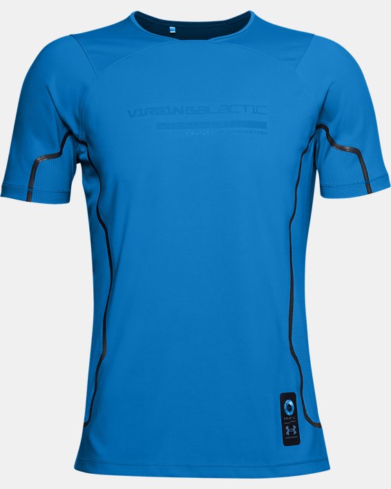 Men's UA + Virgin Galactic RUSH™ Short Sleeve, Blue, pdpMainDesktop image number 4